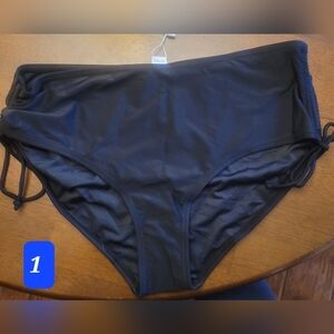Black Bikini Bottoms- 2 Pairs